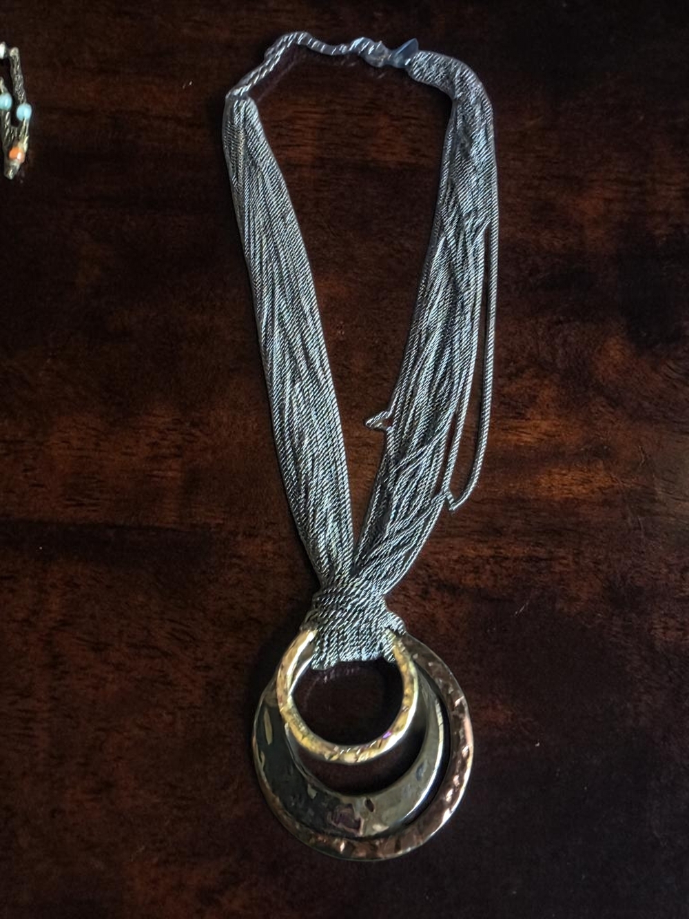 Daisy Fuentes Mixed Metal Multi-Strand Statement Necklace - Picture 2 of 7